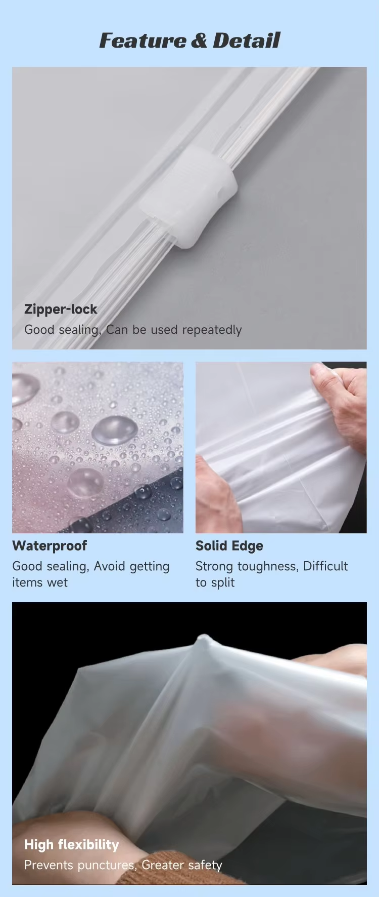 Custom Printing Resealable Self Zip Lock Cloth Packaging Plastic Black Matte Frosted Slider Zipper Bag With Own Logo