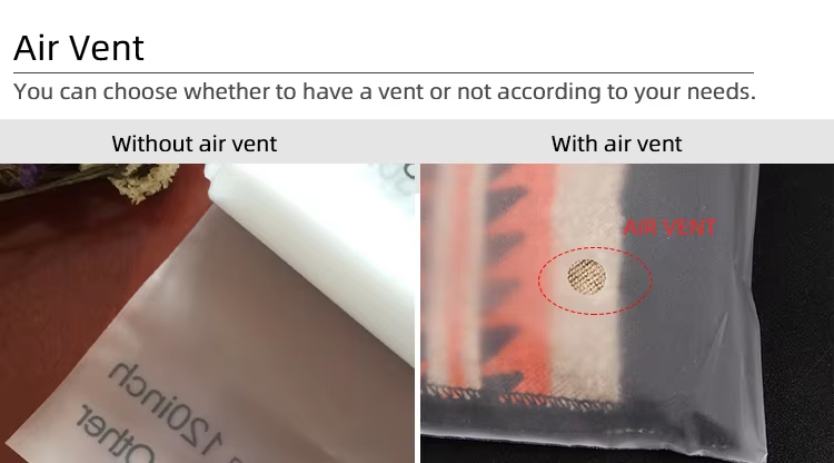 Degradable Custom Printing Plastic Frosted Zipper Bag Clothing Packaging Plastic Ziplock Bag