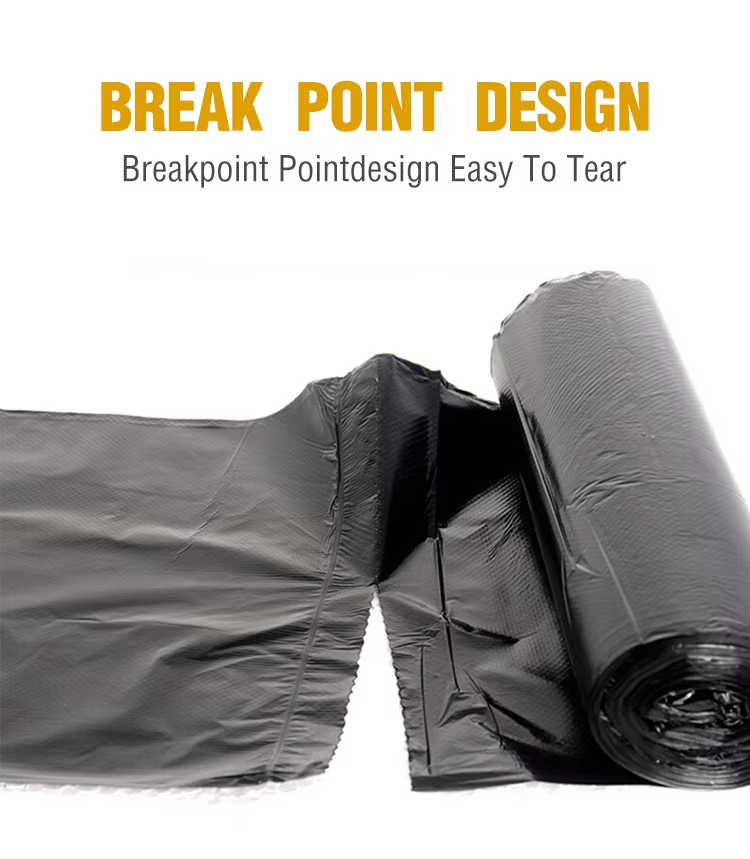 Custom plastic construction industrial heavy duty garbage trash bags pe 13 60 gallon kitchen dustbin rubbish garbage trash bags