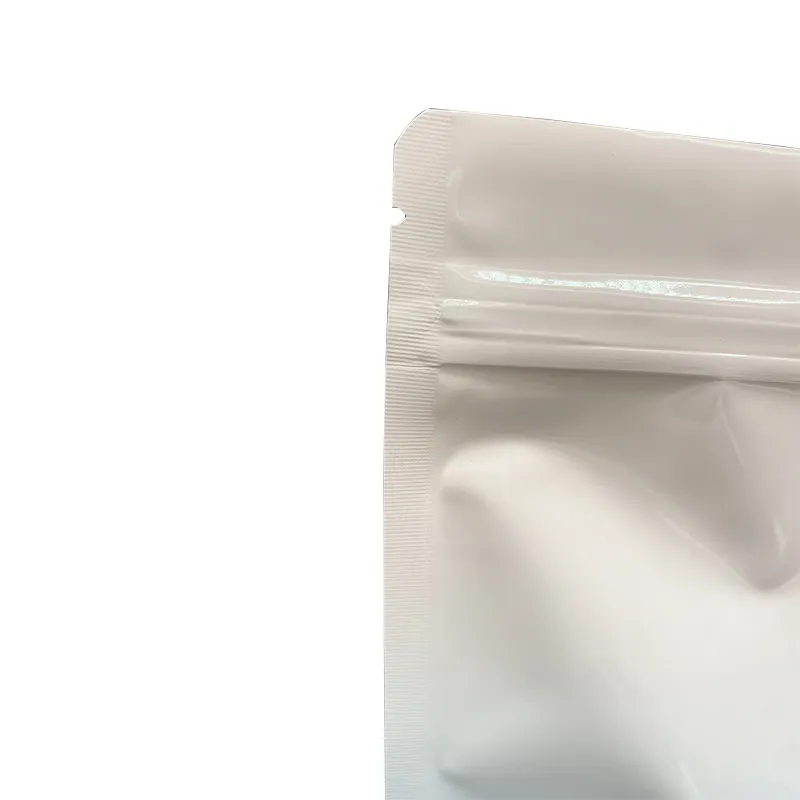 Gradient color aluminum foil bags printed packaging bag snack puffed food pouch small sachet ziplock stand up pouch