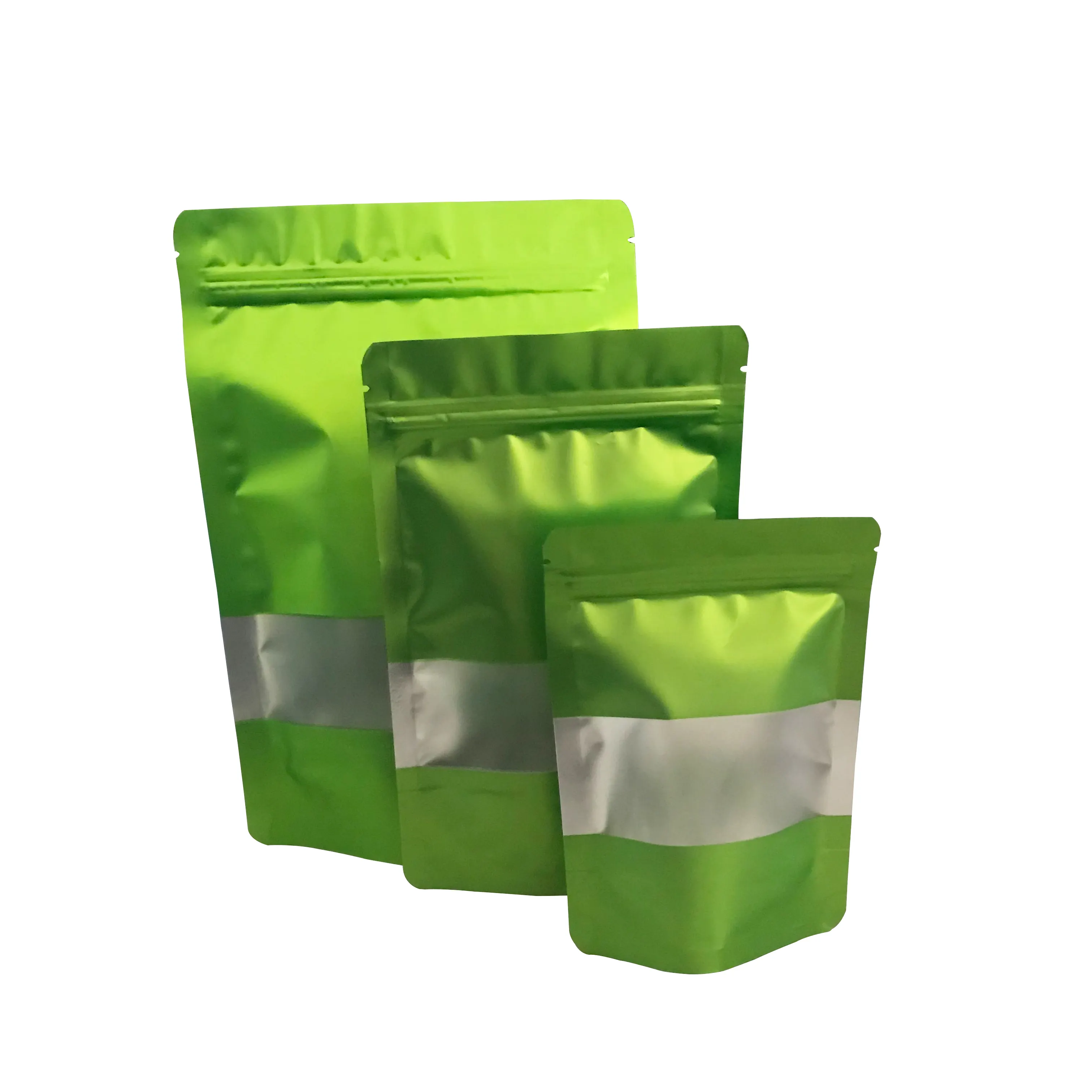 Matte stand up pouch plastic zipper bag frosted window colorful pouch/bag coffee snack cookie bag