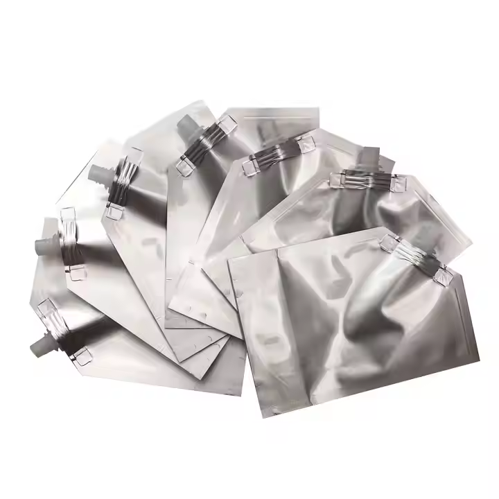 Aluminum Foil Laminated Custom Package 500ml Juice Spout Pouch 1L 1.5L Fruit Drink Beverage Packaging Stand up Bag