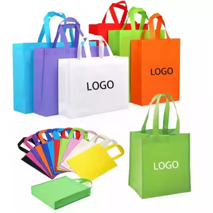 Hot Sell Eco Friendly Biodegradable Reusable Shopping Non-woven Tote Ecological Bag with LOGO Custom