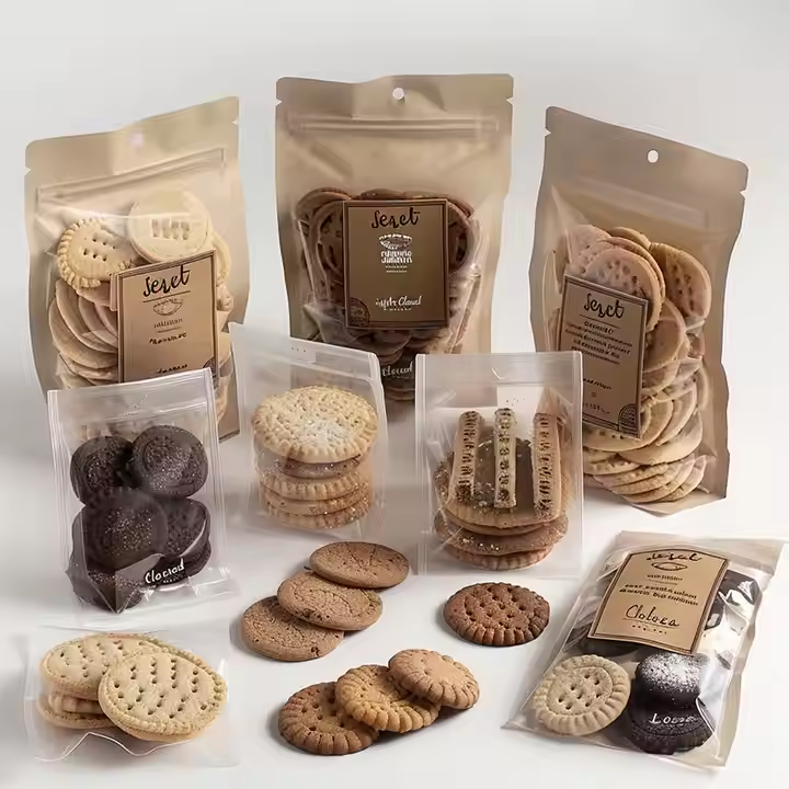 Custom Printed Food Ziplock Snack Stand up Zip Lock Pouch Printed Plastic Holographic Packaging Bag