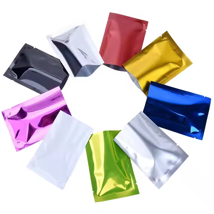 Hebeimili-Ready to Ship Food Packaging Zip Lock Mylar Aluminum Foil Plastic Bags for Snack Cashew Flour Packaging