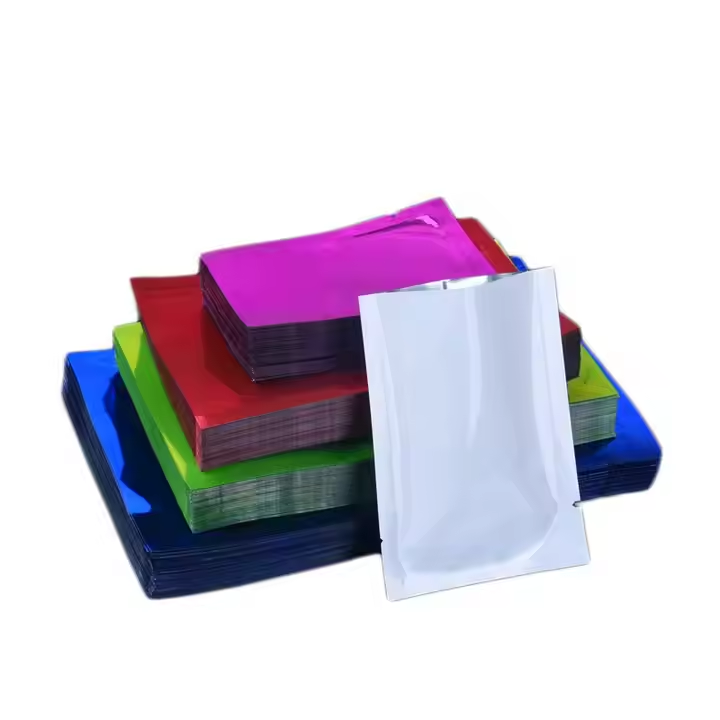 Hebeimili-Ready to Ship Food Packaging Zip Lock Mylar Aluminum Foil Plastic Bags for Snack Cashew Flour Packaging