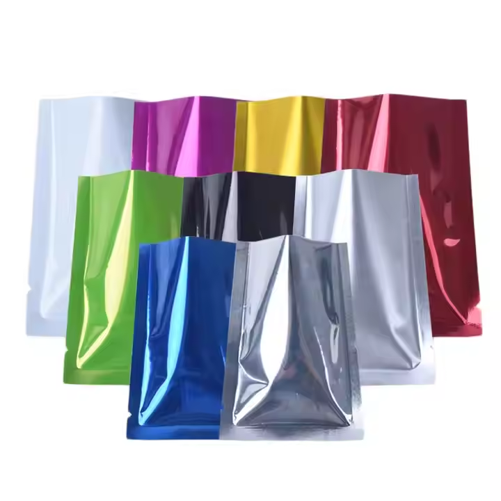 Hebeimili-Ready to Ship Food Packaging Zip Lock Mylar Aluminum Foil Plastic Bags for Snack Cashew Flour Packaging