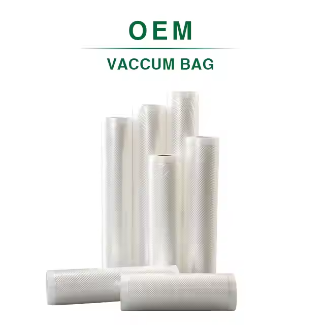 Hebeimili-Custom Printed Food Grade Plastic Biodegradable Storage Seal Packing Vaccum Sealer Bag Roll for Food Rice Fish Meat
