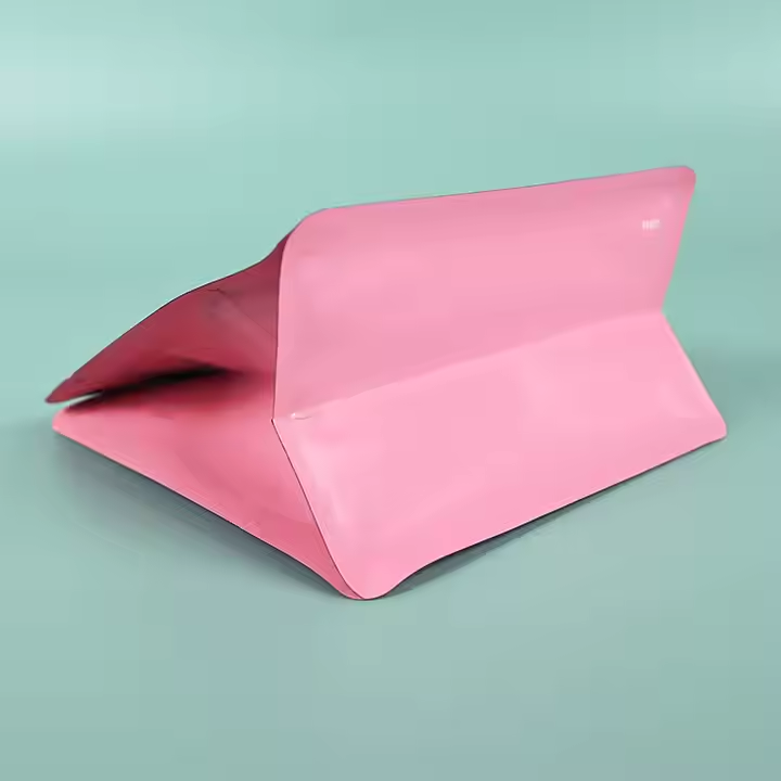 Hebeimili-Custom logo Flat Bottom Coffee Packaging Bag Self-sealing 250g Coffee Pouch with air Valve