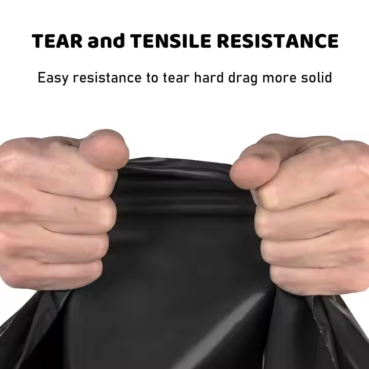 Hebeimili-Plastic Bags Wholesale with Custom Logo Heavy Duty LDPE/HDPE Garbage Bags Waterproof and Tear-Resistant for Industry and Outdoor