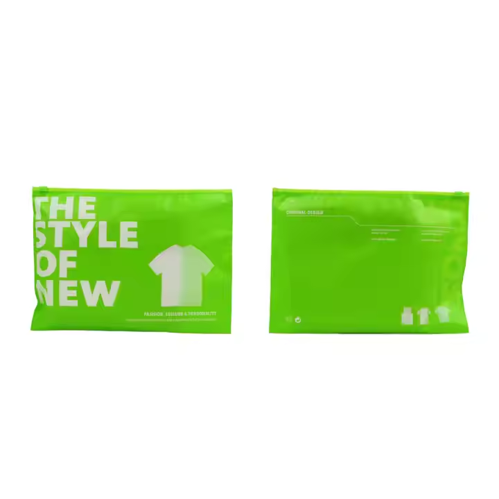 Hebeimili-Custom Printing logo Eco-friendly Resealable Plastic Zipper Ziplock Package Bags With Zipper for Clothes Clothing Packaging Bags